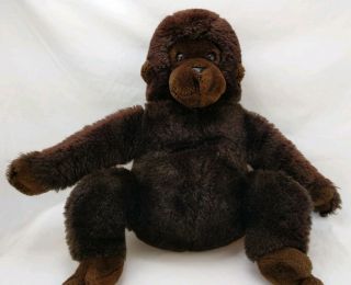 1979 Dakin Monkey/ape/gorilla Plush Large 20 " Stuffed Animal,  Medium Brown