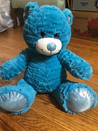 Geoffrey Toys R Us Blue Bear Plush Stuffed Animal 15” Aa24