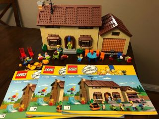 Lego The Simpsons House Set 71006 - 96 - 97 Complete With Manuals