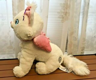 Disney Store Aristocats Marie Plush Cat 18 " Large Stuffed Toy White Pink Bow
