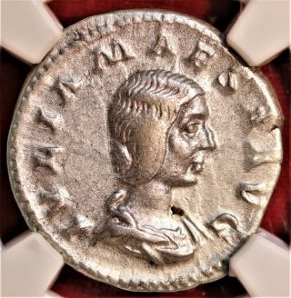 E - Coins Australia Julia Maesa Ar Denarius Ngc Xf Roman Imperial Coin Ivno