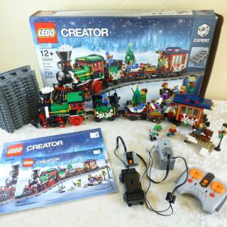 Lego 10254 Winter Holiday Christmas Train 100 Complete With All Power Functions