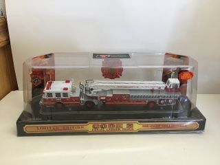 Code 3 Aerial Ladder Truck Indianapolis Fire Dept.  31 1/64 Scale Die Cast