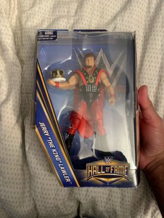 Wwe Hall Of Fame Jerry “the King” Lawler Elite Action Figure