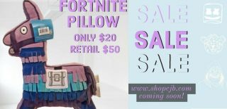 Fortnite Plush Llama Throw Pillow Gaming Accessories Bed Bedroom Novelty