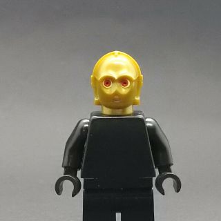 Custom Star Wars Minifigures Red Eye C - 3po Head Rise Of Skywalker Lego Bricks