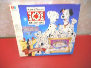 Mb Disney " 101 Dalmations Game " 3 - D Game Board 1991 Ages 4,  100 Cond.