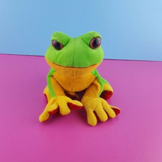 Webkinz Ganz Tree Frog Plush Stuffed Animal 10 " Hm109