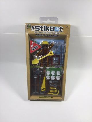 Stikbot Action Pack Farm Packs Brown Role Play Accessory Kids 4,  Toy