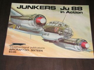 Junkers Ju 88 In Action Squadron Signal Publications Aircraft 16