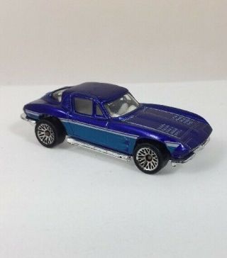 Hot Wheels Diecast Corvette Stingray 1979 Scale 1:64 Blue Loose
