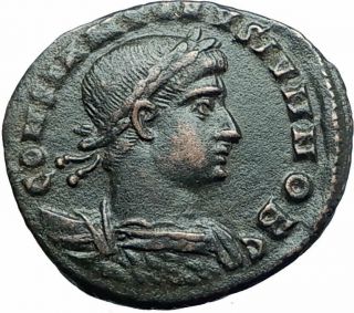 Constantius Ii Son Of Constantine The Great Ancient Roman Coin Standard I78733
