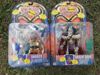 Skeleton Warriors Dagger And Baron Dark Action Figure Playmates 1994