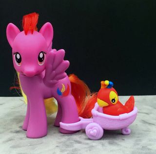 My Little Pony Fim Mlp G4 3 " Brushable Feathermay W/friend
