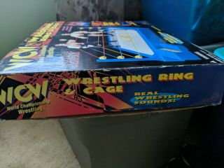 1998 WCW World Championship Wrestling Ringside Action Ring & Cage Electronic 3