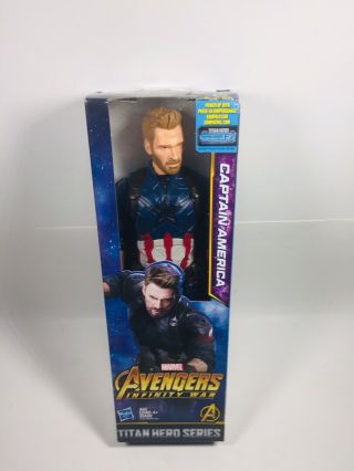 Captain America - Marvel Avengers Infinity War Titan Hero Series 12 " Figure Nib