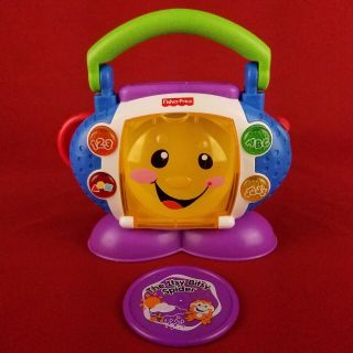 2008 Cd Player Fisher Price Sing With Me Twinkle Little Star Itsy Bitsy Spider
