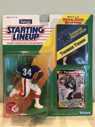 1992 Starting Lineup - Slu - Nfl - Thurman Thomas - Buffalo Bills