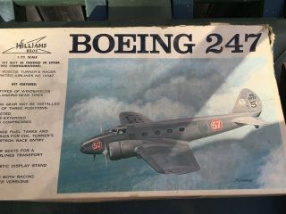 1:72 Williams Brothers Boeing 247 Air Racer