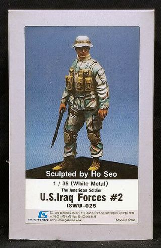 $8.  88 Nr Figure Blowout Infinity Shape 025 1/35 Metal Us Iraq Forces 2