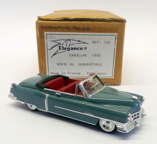 Elegance 1/43 Scale 120 - 1950 Cadillac Series 62 Conv - Corinthe Blue