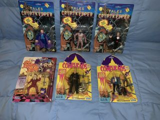 Vintage Addams Family,  Coneheads & Tales From The Crypt Keeper Figures