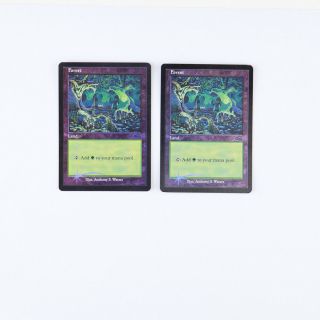 Foil Forest Arena Promo 1999 English Sp Magic The Gathering Mtg (2x Available)