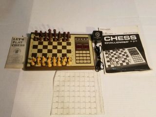 Vintage Chess Challenger Fidelity Electronics 1980 