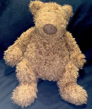 Vtg 12 " Gund Schlepp 6468 Brown Teddy Bear Plush Stuffed Animal Toy Shaggy Lovey