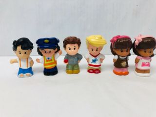 Fisher Price Little People Figures Set Of 6 Pretend Play Preschool Toys