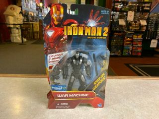2009 Hasbro Marvel Legends Movie Iron Man 2 War Machine Walmart 6 " Figure Moc