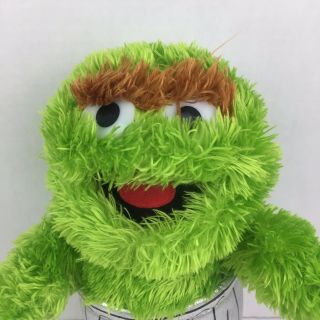 Sesame Street Live Plush OSCAR THE GROUCH Stuffed Animal I Love Heart Trash Can 2
