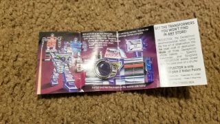 Transformers G1 Soundwave with Buzzsaw Pre - Rub and accessories 3