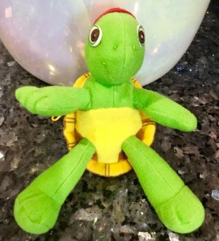 Franklin Turtle Holiday Fair Mischief Makers Plush Stuffed Soft Toy Purse 7”
