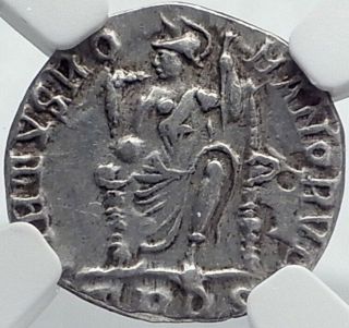 Magnus Maximus Authentic Ancient 383ad Silver Siliqua Roman Coin Rare Ngc I81713