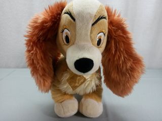 Lady And The Tramp Disney Store 13 " Large Lady Plush Stuffed Animal Authentic