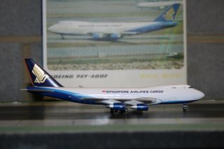 Magic Model 1:400 Singapore Airlines Cargo Boeing 747 - 400f 9v - Sfe Great Wall