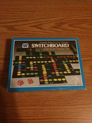 Vintage 1976 Whitman Switchboard Family Game 2 To 4 Players