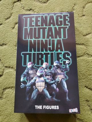 2018 Sdcc Neca Tmnt Teenage Mutant Ninja Turtles The Movie Exclusive Set Nib.