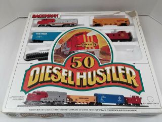 Bachmann Ho Diesel Hustler Train Set - No Power Transformer