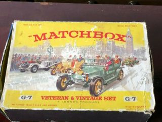 Matchbox " Models Of Yesteryear Set " G - 7 With 6 Cars