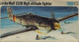 Frog 1:72 Focke Wulf Ta 152h High - Altitude Fighter Plastic Aircraft Kit F424u