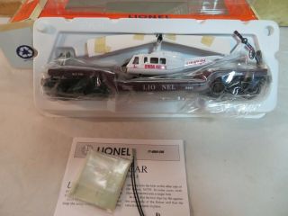 Lionel Train Lines 6461 Aviation Flat Car W/hospital Helicopter Load 6 - 16968