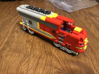 Lego Trains Santa Fe Chief 10020 Incomplete
