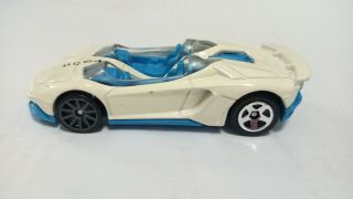 Hot Wheels Prototype Barbie Skin Blue Flesh Base Lamborghini Aventador J Rivet