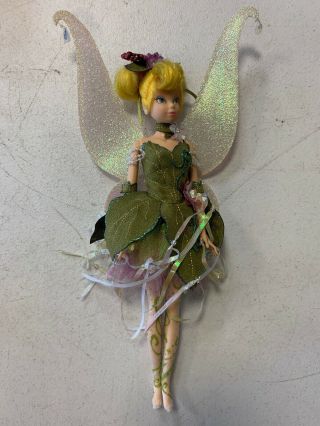 Disney Parks Tinkerbell Fairy Doll W Dress,  Tights And Wings