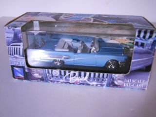 Ray - 1/43 Scale - 1958 Buick Century Convertible - 2004 - Blue
