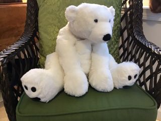 Toys R Us Polar Bear Plush Floppy 15 Inches
