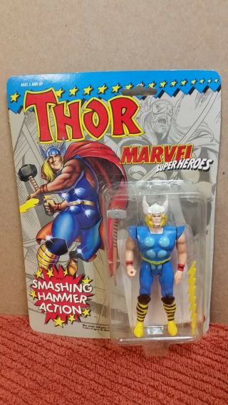 Toybiz Marvel Thor Fantastic Four The Thing And X - Men Iceman Figure Set All Moc