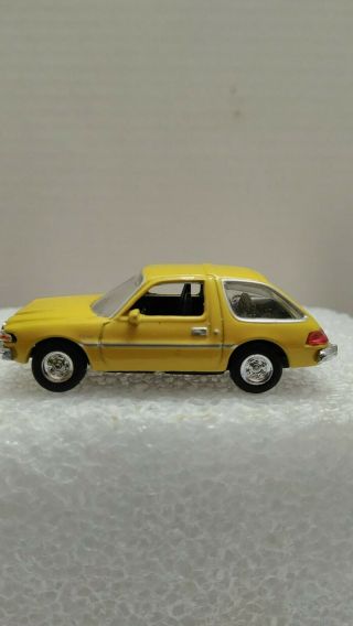 Miniature Yellow Amc Pacer Loose Box 8